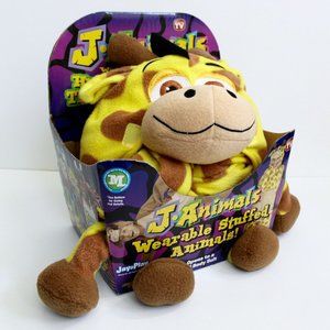 J. Animals Wearable Stuffed Giraffe Costume Bodysuit Sleepwear Size M